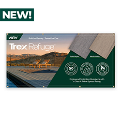 TREX REFUGE - OUTDOOR BANNER