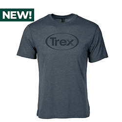 TREX - TRI-BLEND TEE, CHARCOAL HEATHER