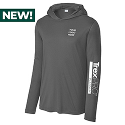 COBRAND TREXPRO PLAT - POSI-UV L/S HOODIE, DARK