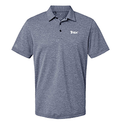 TREX - ADIDAS MEN'S HEATHERED POLO