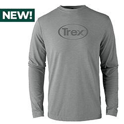 TREX - TRI-BLEND L/S TEE, GREY HEATHER