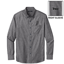 COBRAND TREX - MEN'S CHAMBRAY EASY CARE SHIRT