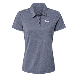 TREX - ADIDAS LADIES HEATHERED POLO